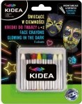 Kredki do twarzy ciała 8szt Świecące w ciemności GLOW