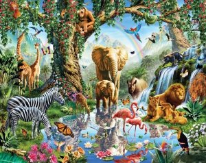 Tapeta 3D Dżungla - Jungle - new