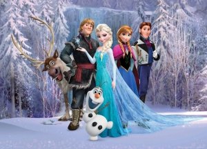 Fototapeta Kraina Lodu 156x112cm Disney Frozen