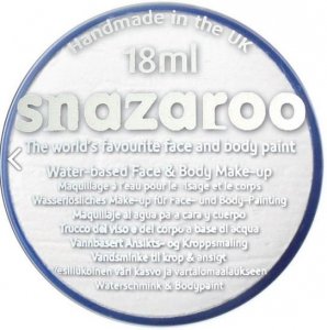 SNAZAROO farba do twarzy Biała 18ml