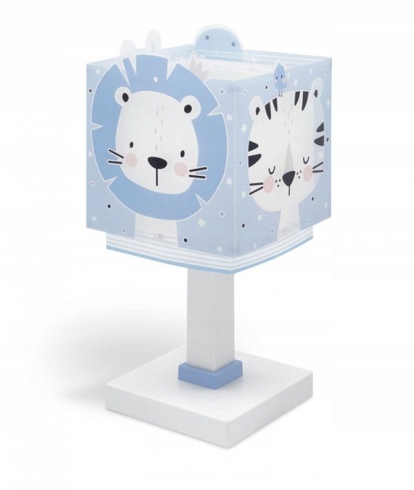 Lampka Nocna  63111T BABY JUNGLE zwierzęta BLUE stojąca na szafkę