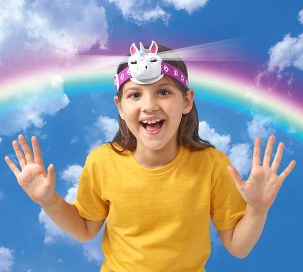 Latarka czołowa Unicorn Jednorożce z dźwiękiem