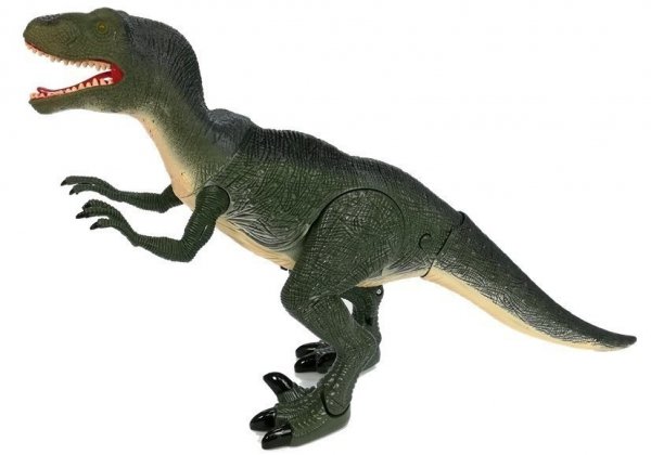 Interaktywny Dinozaur Velociraptor efekty Dźwięk Światło Ruch