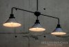 Lampa wisząca sufitowa industrialna Aitana 3 punktowa do salonu nad stół