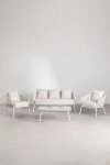 zestaw mebli ogrodowych ariza – sofa, fotel i stolik w komplecie
