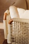 SKLUM duży zestaw mebli do ogrodu Roxy tarasowe meble w zestawie sofa i stolik kawowy