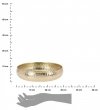 Złota metalowa patera 30 cm