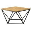 Stolik kawowy OakLoft 60cm cz. jas. dąb