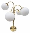 Lampa stołowa Palm złota do salonu, biura lub sypialni