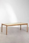 Ogrodowy stół Camilla SKLUM z drewna akacjowego z cementowym blatem 210x100 cm