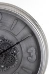 Zegar ścienny z widocznym mechanizmem elegancki wytworny zachwycający duży