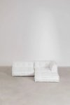 Bawełniana sofa modułowa 3 częściowa do salonu boho Daisy biała