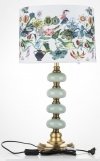 Lampa stołowa FLOWER lampa stojąca z abażurem - motyw kwiatowy