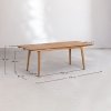 zestaw ogrodowy Terry stół rozkładany  (160-210x90 cm) + 6 krzeseł z drewna akacjowego brąz