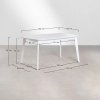 Stół do jadalni Elza 150x90 cm w kolorze ciemnego brązu