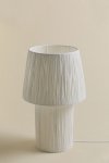 Lampa z papieru Nironalde na stolik nocny biała