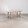 zestaw mebli do ogrodu stół 200x80 cm bambusowy i 8 krzeseł Xenia