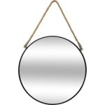 Okrągłe lustro ścienne na sznurze 55 cm