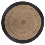 Okrągły dywan z juty wzór 4