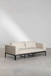 3-osobowa Sofa Ogrodowa Monica z aluminium i poliestru