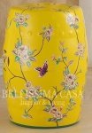 Stołek ceramiczny taboret z chińskiej porcelany wielokolorowy mebel do salonu - import