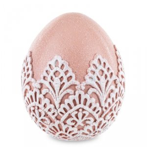 Dekoracja wielkanocna jajko z tworzywa sztucznego różowe