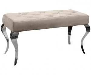 ŁAWKA TAPICEROWANA SZARA