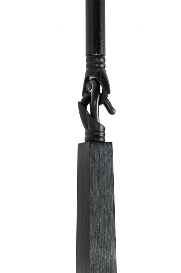 Lampa wisząca sufitowa Kandell 6 czarna - aluminium, szkło