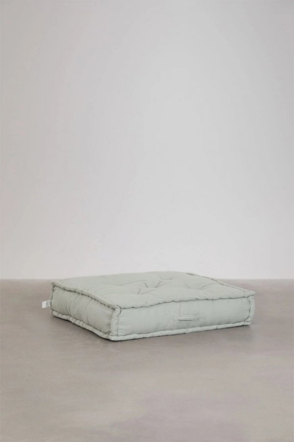 Bawełniana sofa modułowa 3 częściowa do salonu boho Daisy kolory mus celadonowy