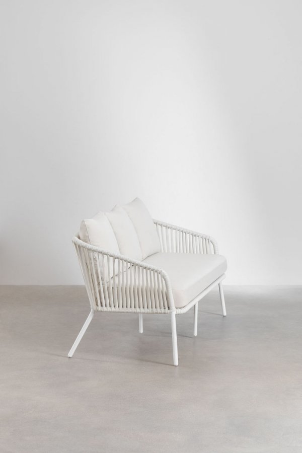 zestaw mebli ogrodowych ariza – sofa, fotel i stolik w komplecie