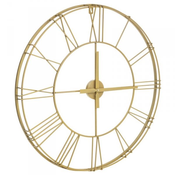 Zegar ścienny Cason Gold 70 cm