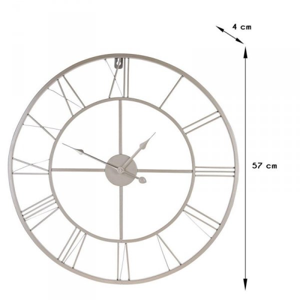 Zegar ścienny minimalistyczny złoty 57cm
