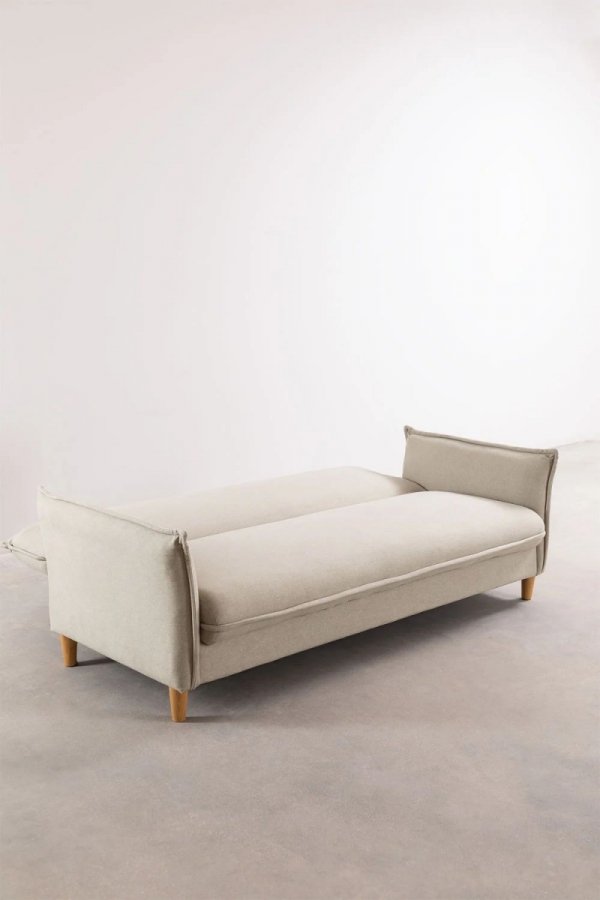 Sofa 2-osobowa regulowana kanapa rozkładana z poliestru Shang