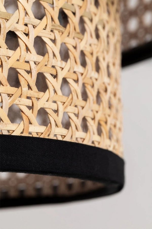 Wisząca lampa Fussa sufitowa lampa rattanowa 
