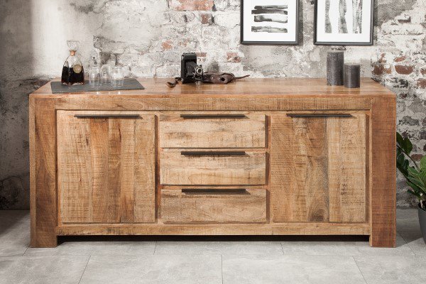 Komoda mango do salonu ForgeCraft 174x50 cm