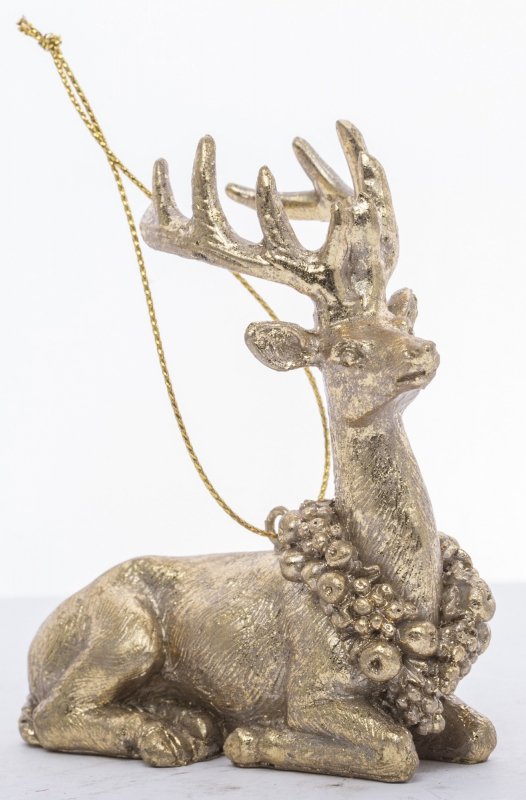 Zawieszka ozdoba świąteczna figurka jelenia
