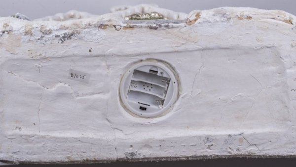 Piękny zimowy domek zamek LED