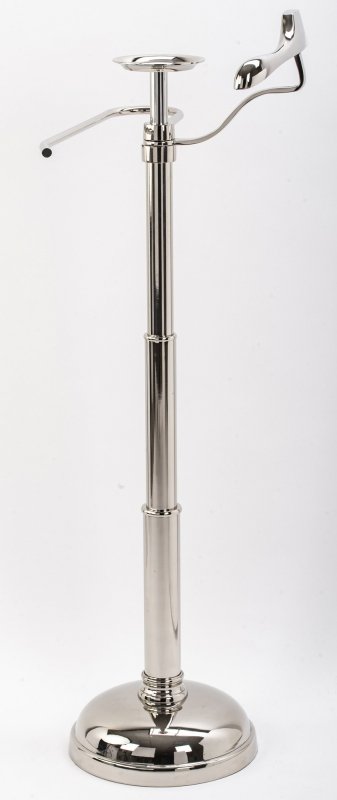 Metalowy wieszak srebrny 