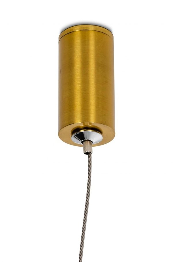 Sufitowa lampa wisząca Lux z antycznego mosiądzu
