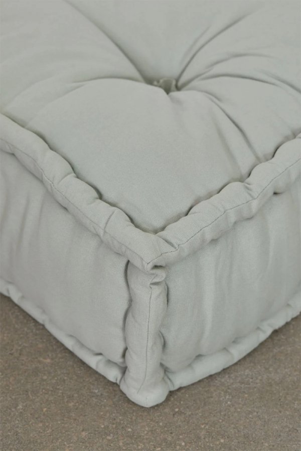 Bawełniana sofa modułowa 3 częściowa do salonu boho Daisy kolory mus celadonowy