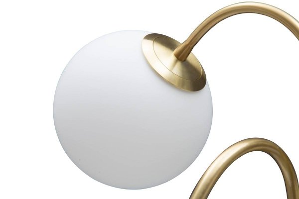 Lampa stołowa Palm złota do salonu, biura lub sypialni