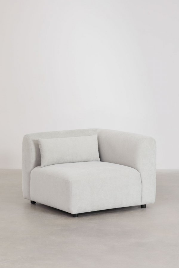 Sofa modułowa 3-osobowa Fogiel w kolorze szarym do salonu