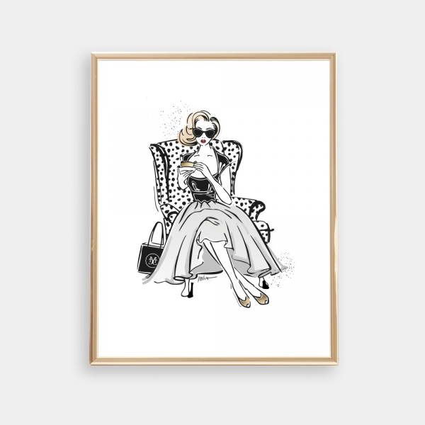 Grafika Glam Woman IV - różne rozmiary
