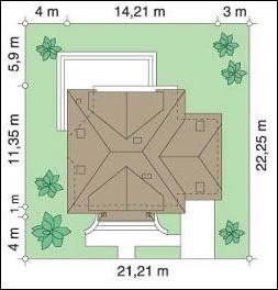 Projekt domu Dom na medal II pow.netto 175,3 m2