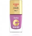 Delia Cosmetics Coral Hybrid Gel Emalia do paznokci nr 05 róż pudrowy 11ml