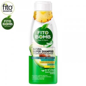 FITO BOMB Szampon do włosów wzmacniający, Aloes & Avocado, 250ml - Fitokosmetik