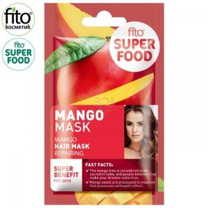 FITO SUPERFOOD maska do włosów, regenerująca, Mango,20 ml