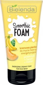 Bielenda Smoothie Care Kremowa Pianka do mycia twarzy energetyzująca - Banan i Melon 135g