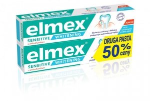 Elmex Sensitive Whitening Pasta do zębów wybielająca  75ml x 2