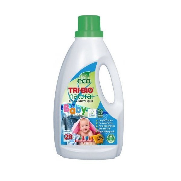 TRI-BIO Ekologiczny skoncentrowany płyn do prania ubranek dziecięcych BABY 940ml